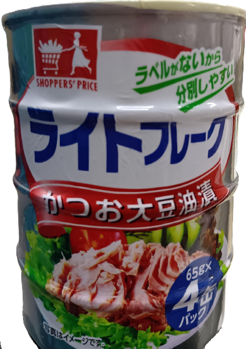 CGC　ＳＰライトフレーク油漬ラベルレス 65g&times;4