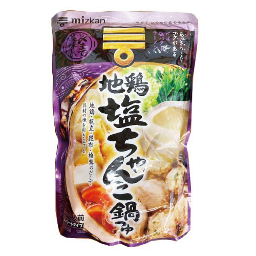ミツカン　〆まで美味しい地鶏塩ちゃんこ鍋 750ｇ（3〜4人前）