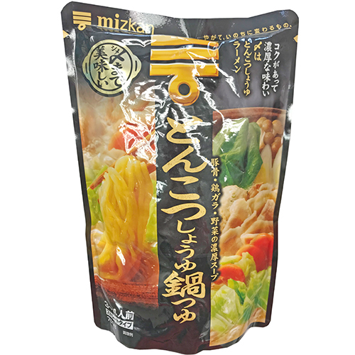 ミツカン　〆まで美味しいとんこつしょうゆ鍋つゆ 750ｇ（3〜4人前）