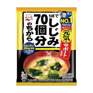 永谷園　１杯でしじみ70個分のちから みそ汁 3袋入