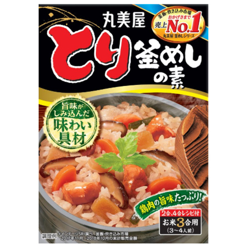 丸美屋　とり釜めしの素 3合用（3〜4人前）