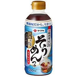 ヤマキ　ストレートそうめんつゆ 500ml