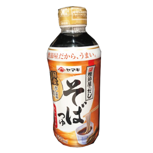 ヤマキ　ストレートそばつゆ 500ml